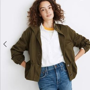 Madewell Highbury Military Jacket in Kale